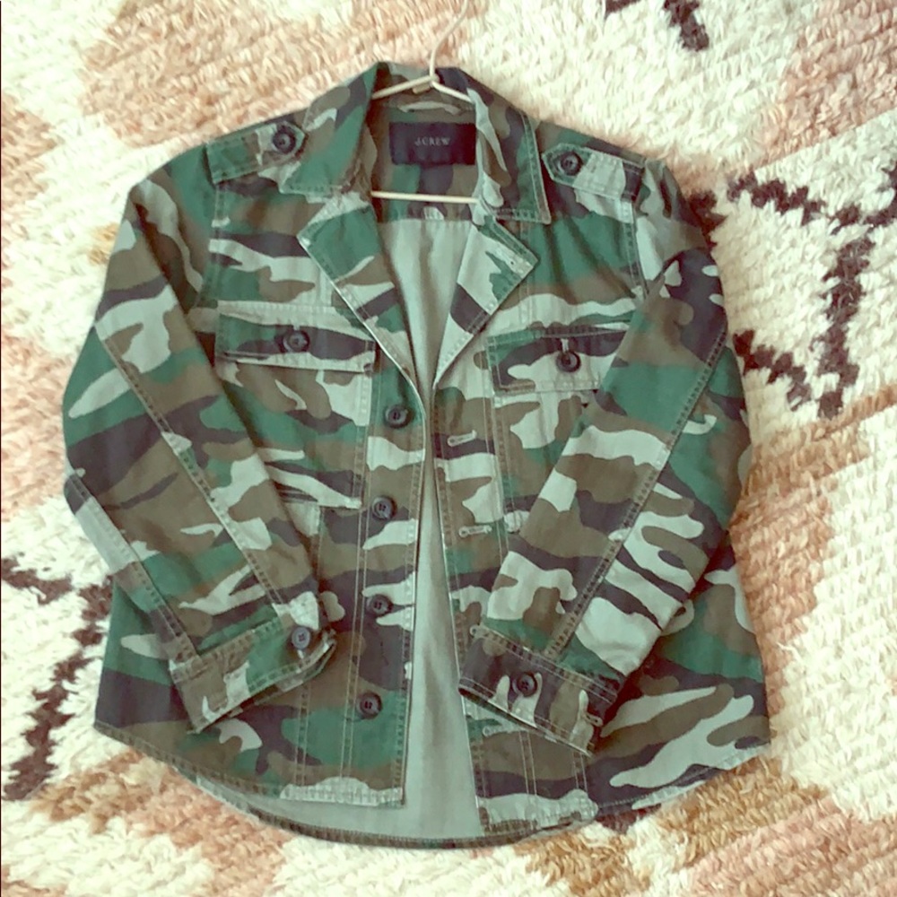 J Crew Camo jacket